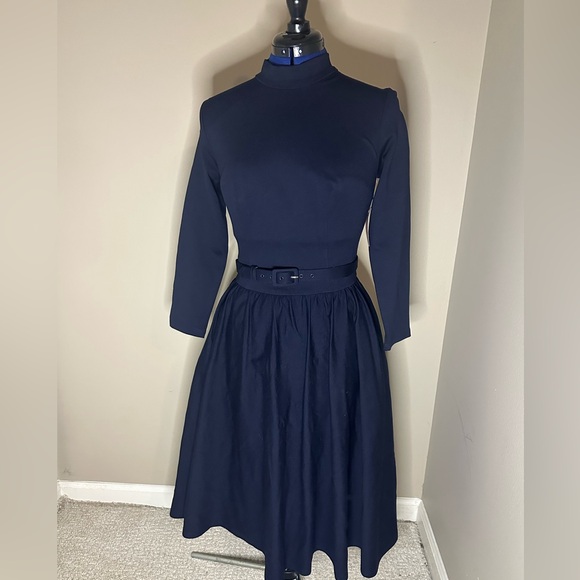 Vixen Bad Girl Dress in Navy, size M. NWT - Picture 2 of 4